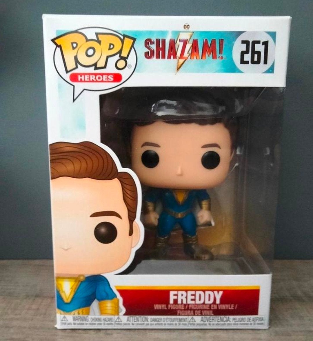 261 Freddy Shazam Funko Pop, Ophalen of Verzenden, Zo goed als nieuw