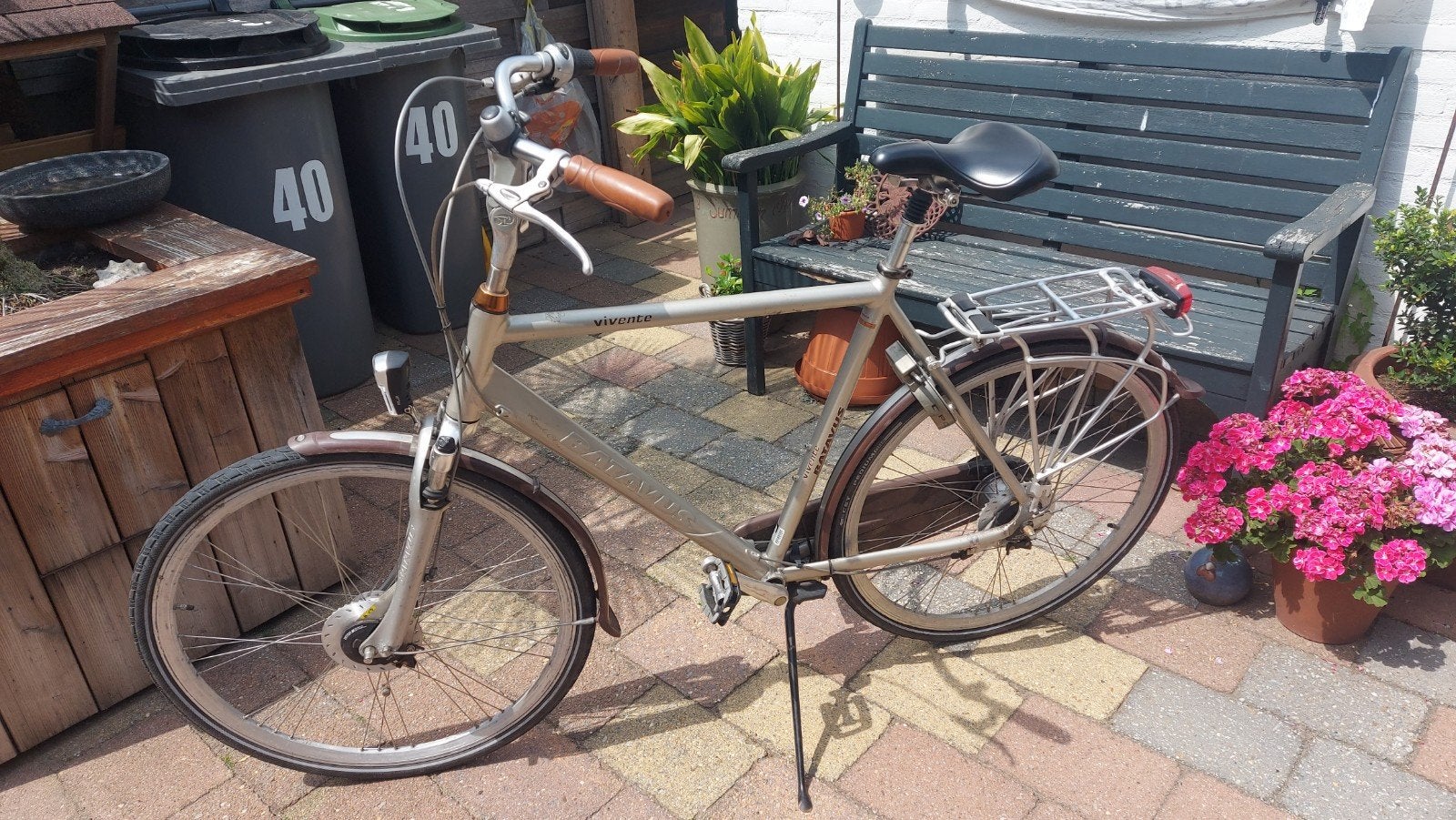 Batavus Vivente herenfiets - Comfortabel en betrouwbaar, Fietsen en Brommers, Fietsen | Heren | Herenfietsen, Ophalen, Gebruikt