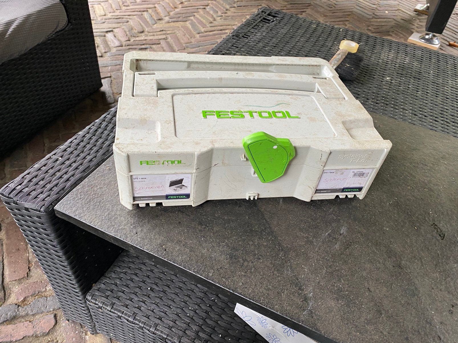 Festool systainer met gedeeltelijke inleg, Ophalen of Verzenden, Gevuld, Zo goed als nieuw