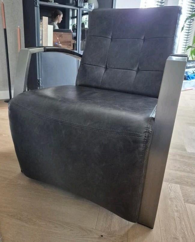 Nog nette fauteuil, Ophalen, Gebruikt, Vintage, 75 tot 100 cm