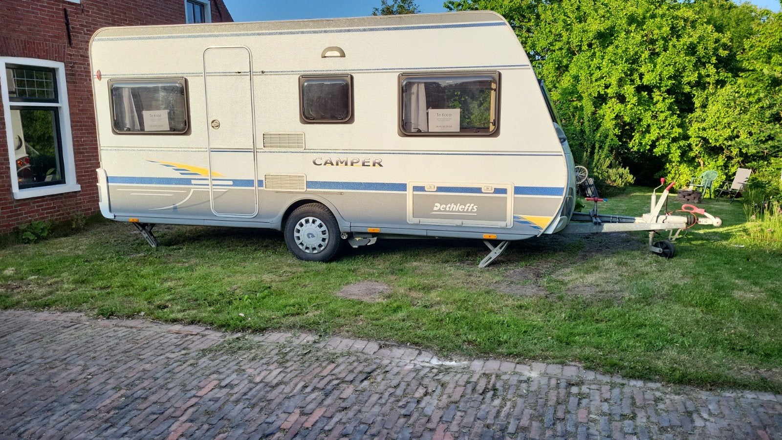 Dethleffs EG2 460DB 2008, Caravans en Kamperen, Caravans, tot en met 4, 750 - 1000 kg, Rondzit, Dethleffs, Vast bed, 4 tot 5 meter