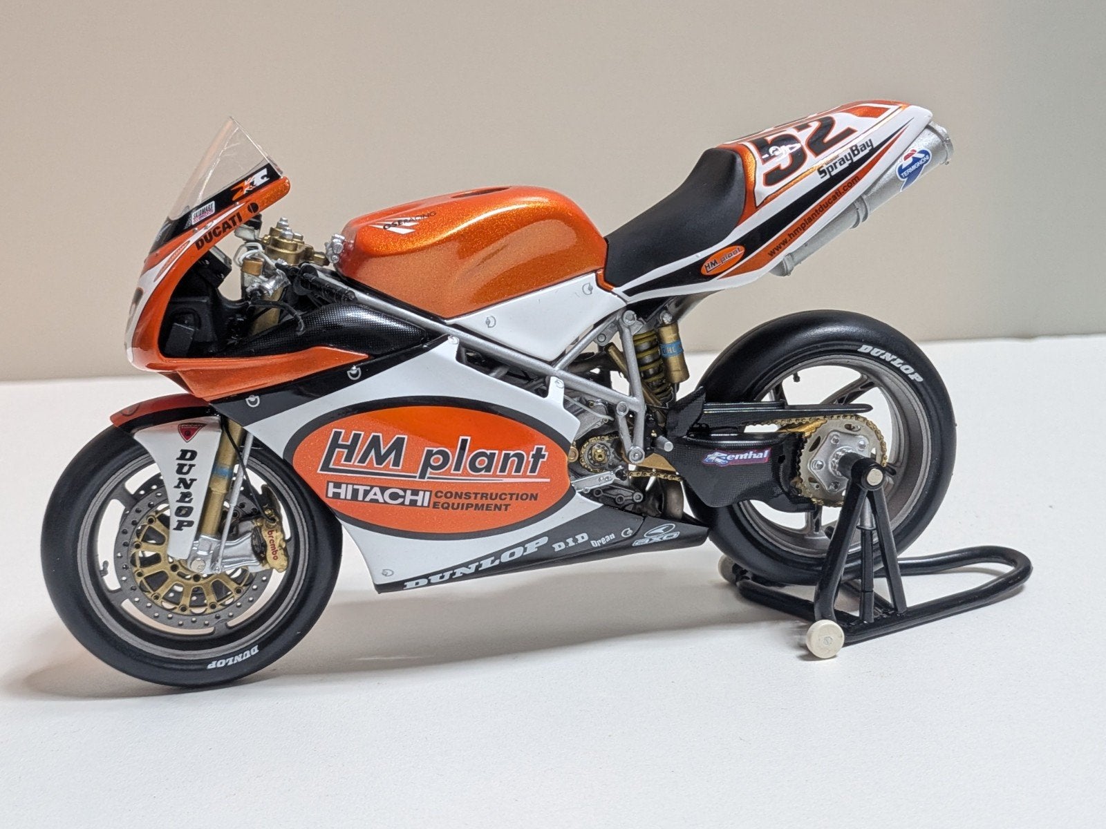 Minichamps: Ducati 998R F02 - James Toseland - WK Superbike, Ophalen of Verzenden, Nieuw, 1:9 t/m 1:12, Motor