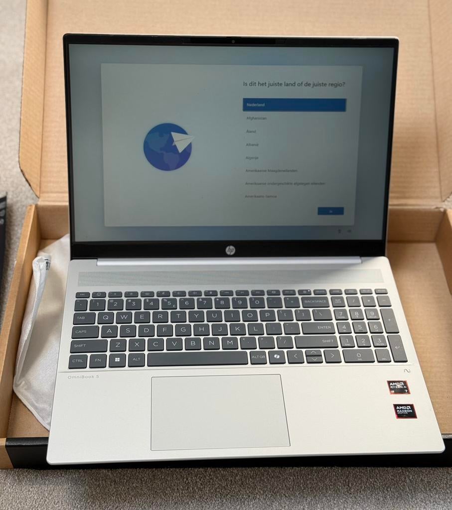 HP laptop Omnibook 5 16 inch 1TB/32GB/ 16-ag1975nd, Hp, Nieuw, Ophalen of Verzenden, HP