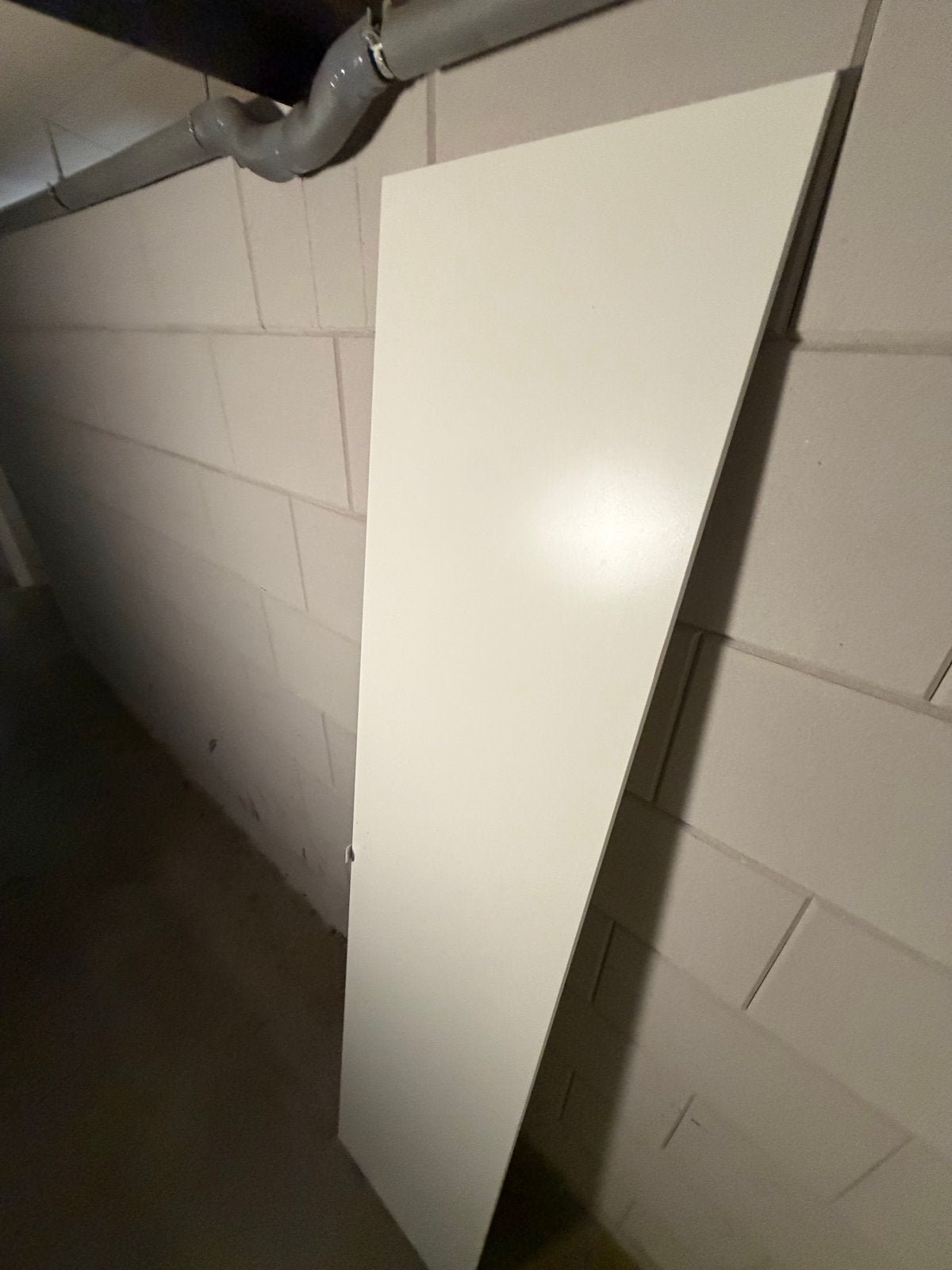 Witte houten kastdeur Pax kast Ikea, Doe-het-zelf en Verbouw, Hout en Planken, Ophalen, Gebruikt, 25 tot 50 mm, 200 tot 250 cm