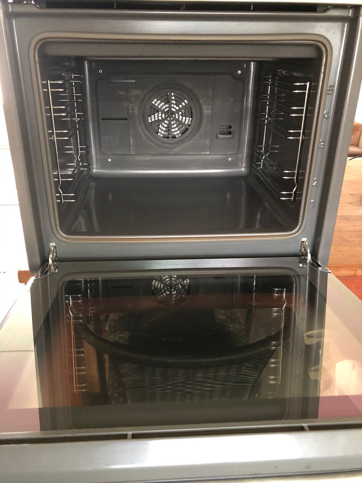 Zo goed als nieuwe Bosch inbouw hete lucht oven, Witgoed en Apparatuur, Ovens, Oven, Hete lucht, Zo goed als nieuw, Inbouw