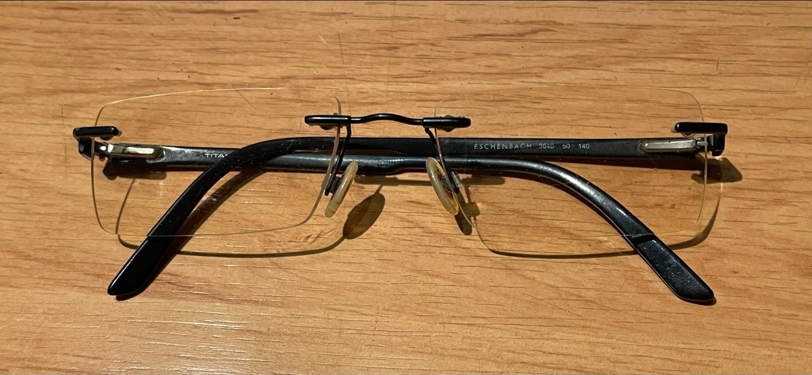 Eschenbach TITANflex 3640 Randloze Bril - 50mm/140mm, Overige merken, Gebruikt, Zwart, Ophalen of Verzenden