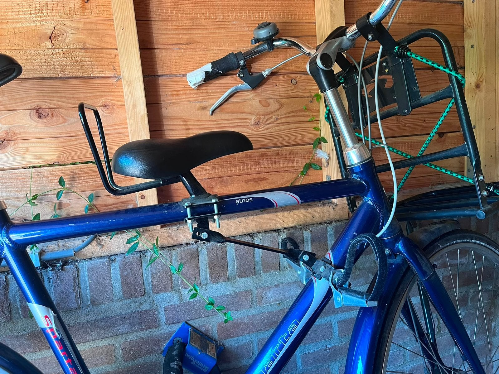 Abi fietszitje voor op stang, Ophalen of Verzenden, Zo goed als nieuw, Voorzitje