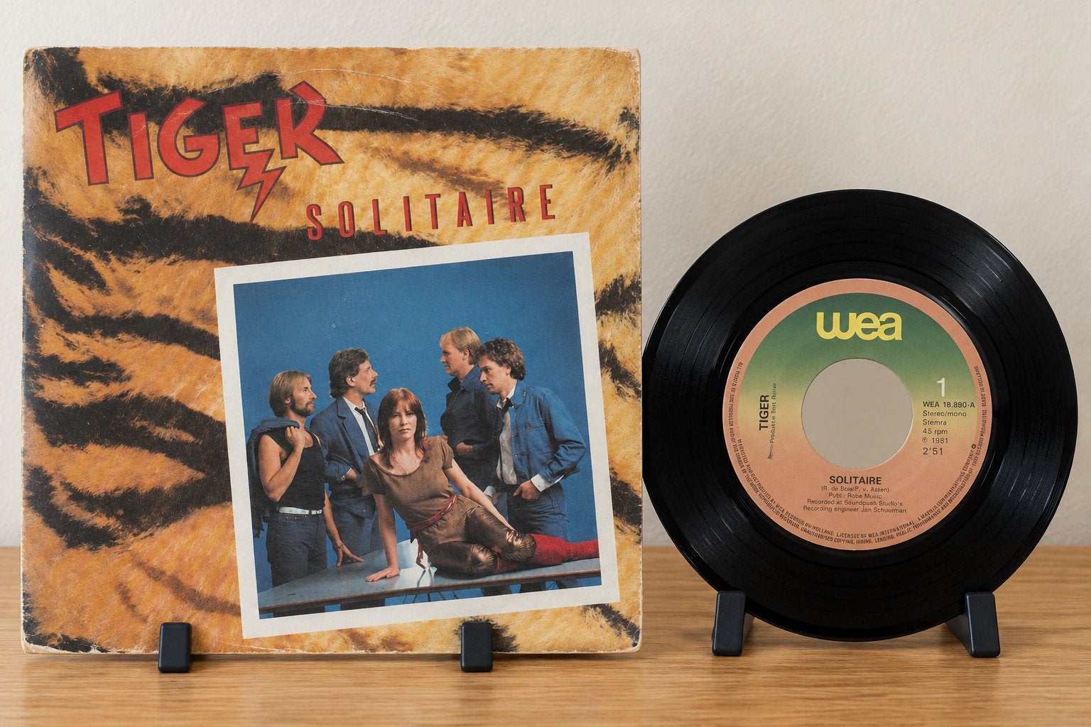 Tiger – Solitaire / Single 7 / *VG+ / 20-6, Ophalen of Verzenden, Zo goed als nieuw, Overige formaten, Poprock