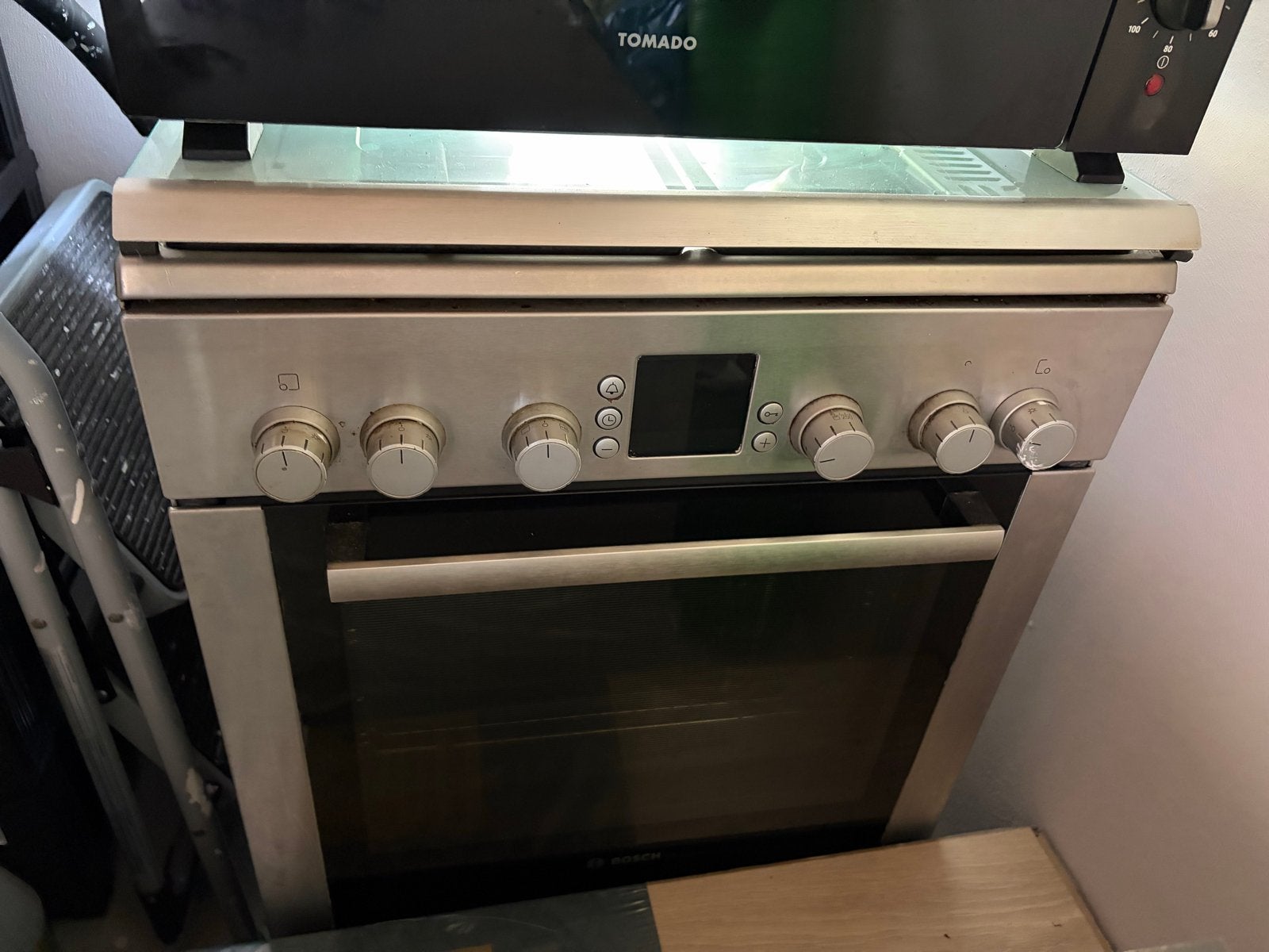 Bosch Vrijstaande Oven met Kookplaat, Gebruikt, Oven, 60 cm of meer, Bosch