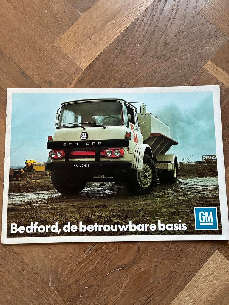 Bedford Trucks brochure, Ophalen of Verzenden, Zo goed als nieuw, Overige merken