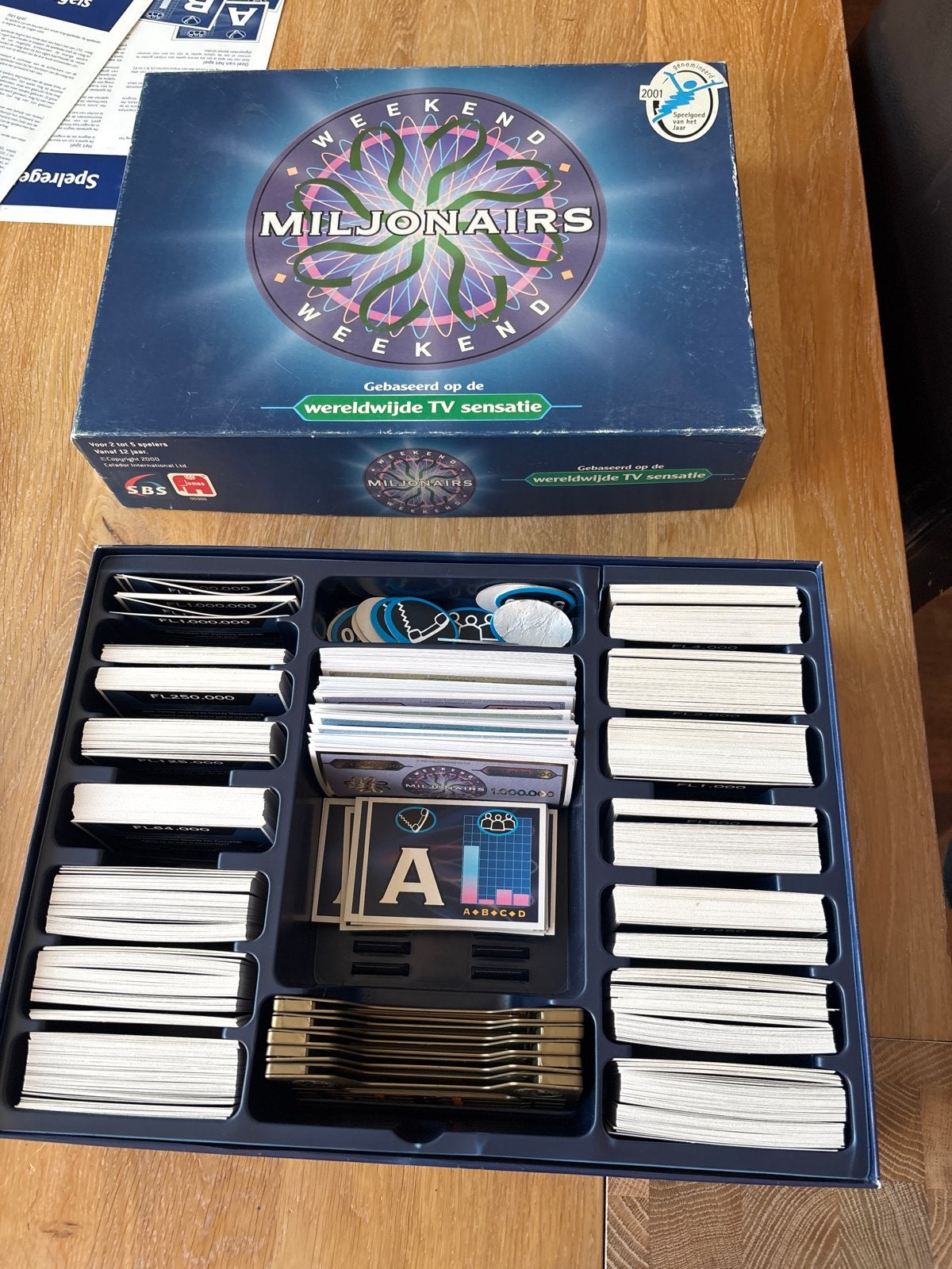 Weekend Miljonairs Bordspel - SBS6 Editie, Hobby en Vrije tijd, Gezelschapsspellen | Bordspellen, Drie of vier spelers, Ophalen of Verzenden