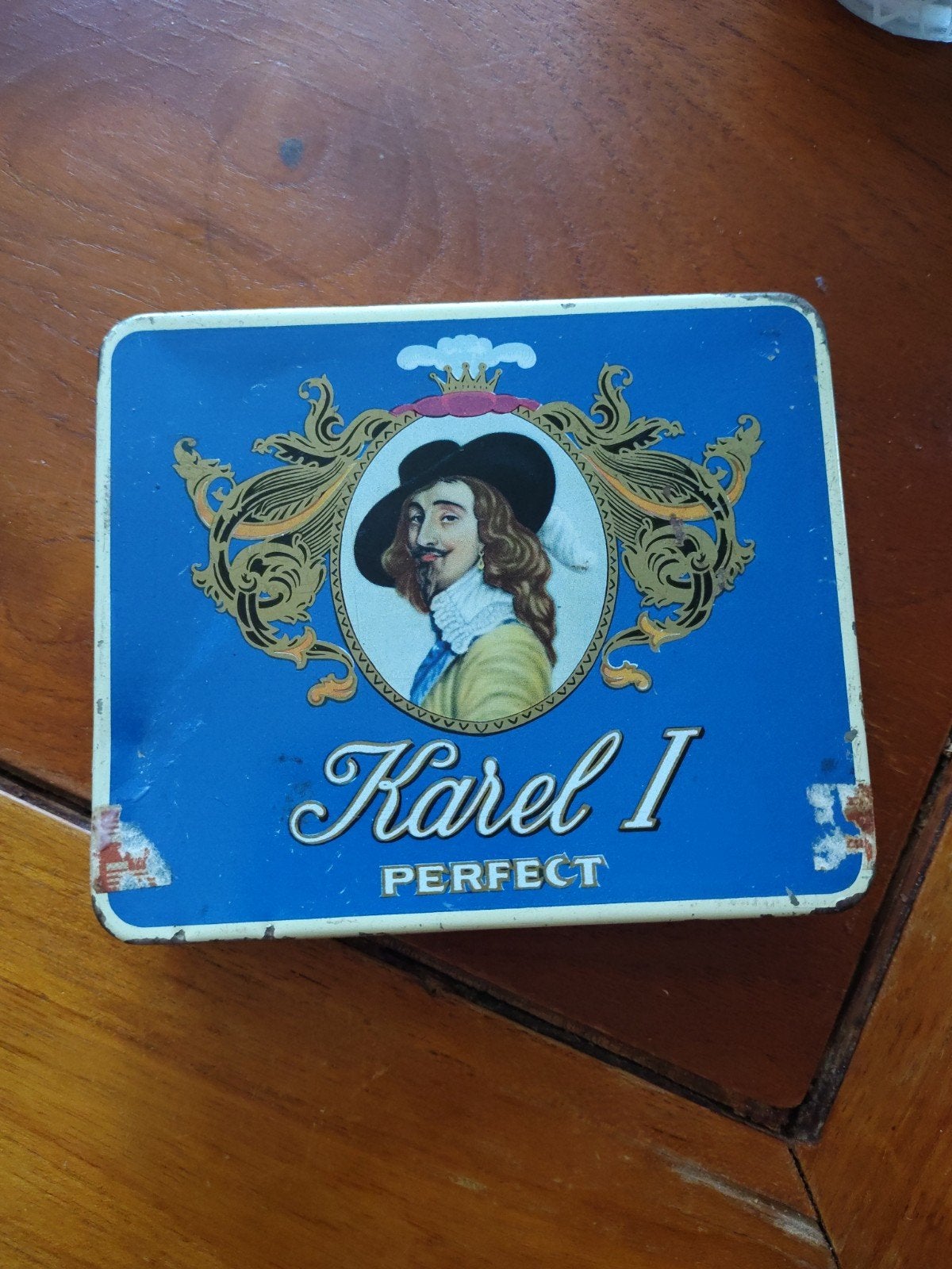 Vintage Karel I, Verzamelen, Blikken, Ophalen of Verzenden, Gebruikt, Overige, Overige merken