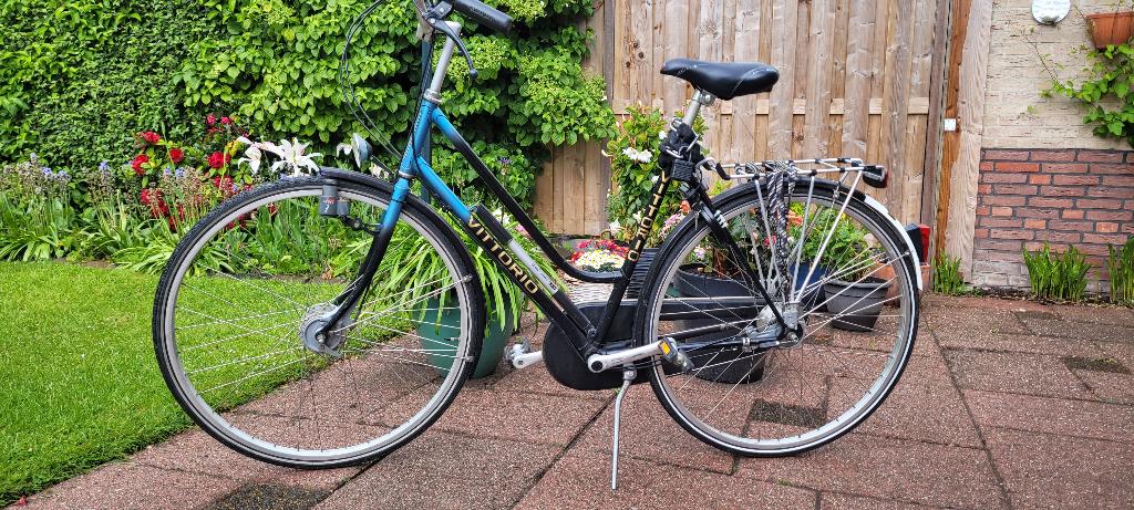 Vittorio dames fiets, Gebruikt, Velgrem, 47 tot 50 cm, Versnellingen