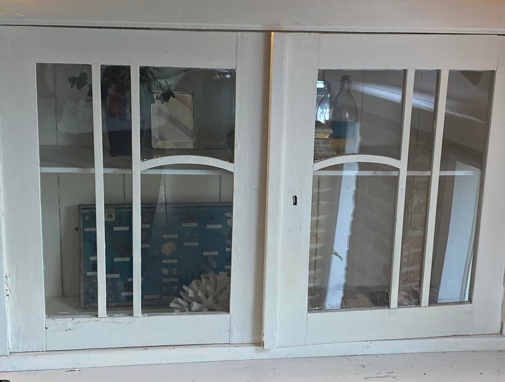 Prachtige Vitrine Kast, Antiek en Kunst, Curiosa en Brocante, Ophalen