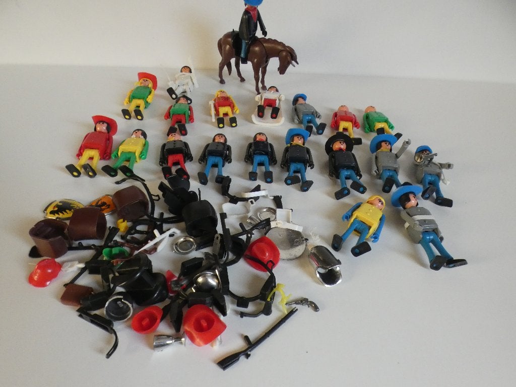 Te koop parttij Playbig poppen met accesoires, jaren 70, Ophalen of Verzenden, Gebruikt