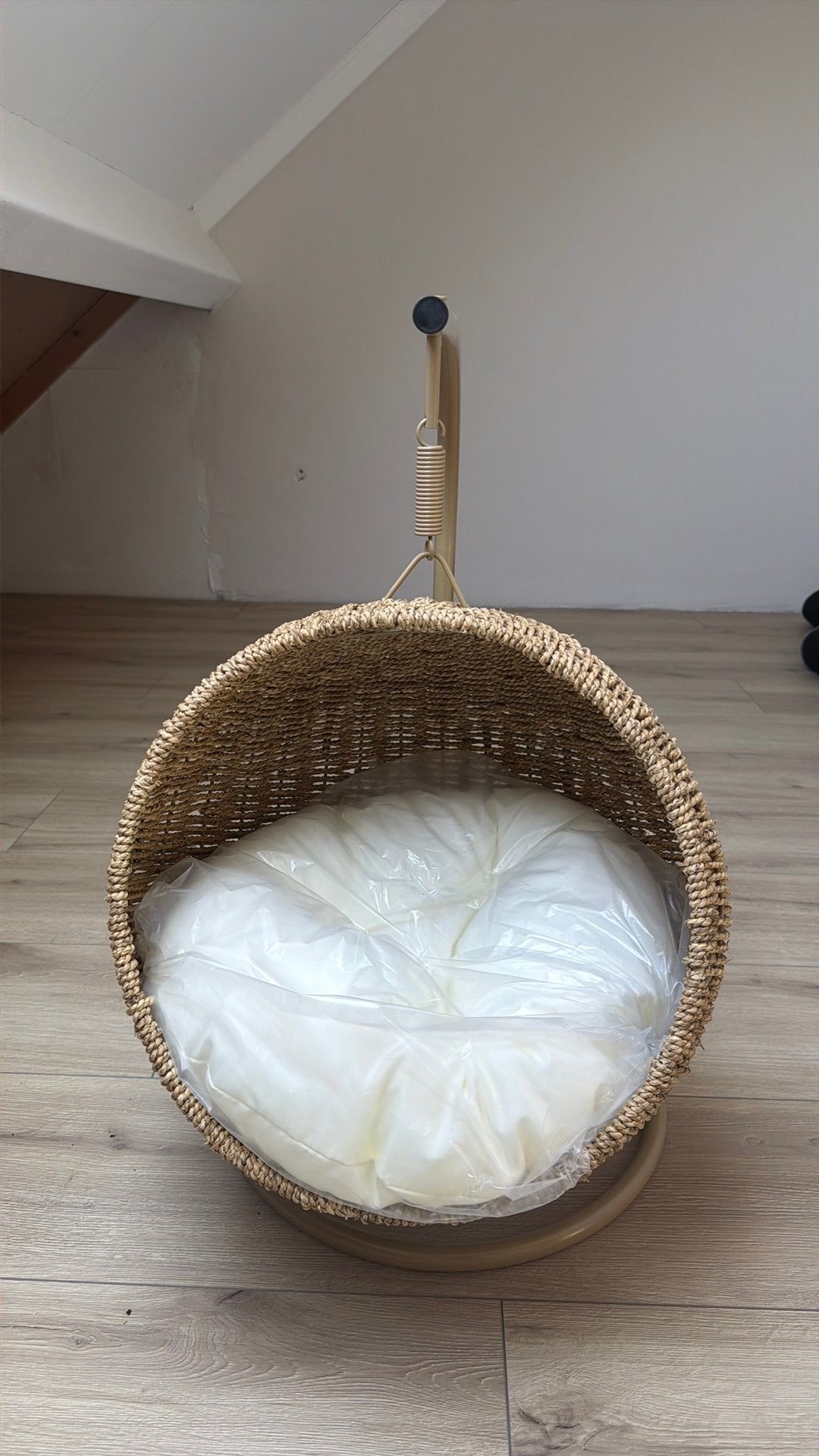 Hangstoel voor katten naturel/wit, Ophalen, Nieuw