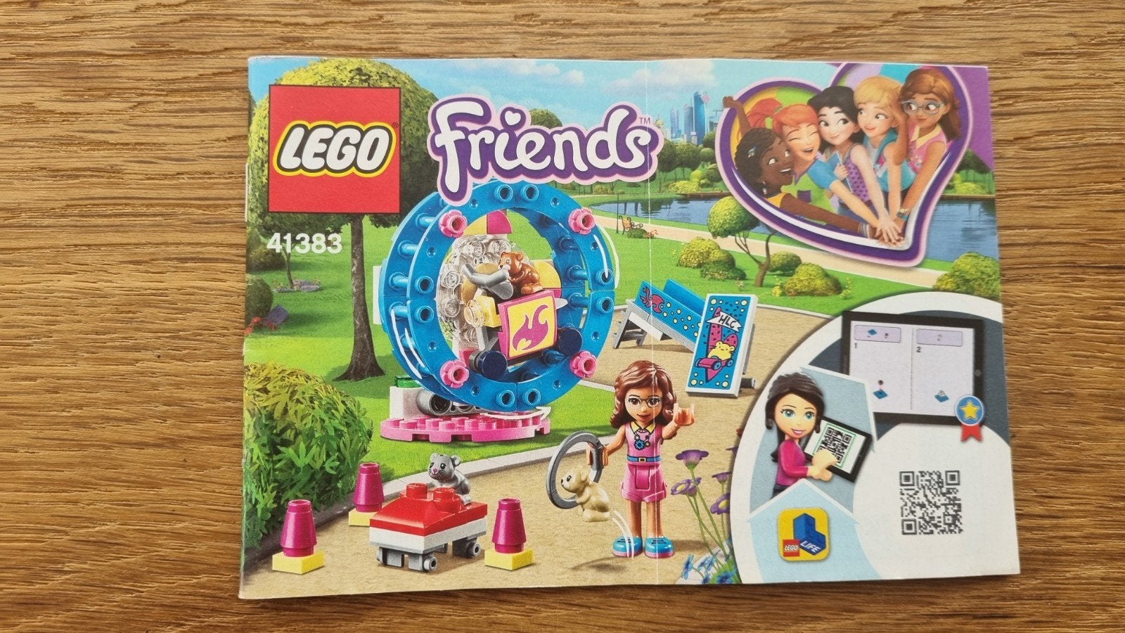 Lego Friends 41383 Olivia's Hamsterspeeltuin, Gebruikt, Lego, Friends, Ophalen of Verzenden