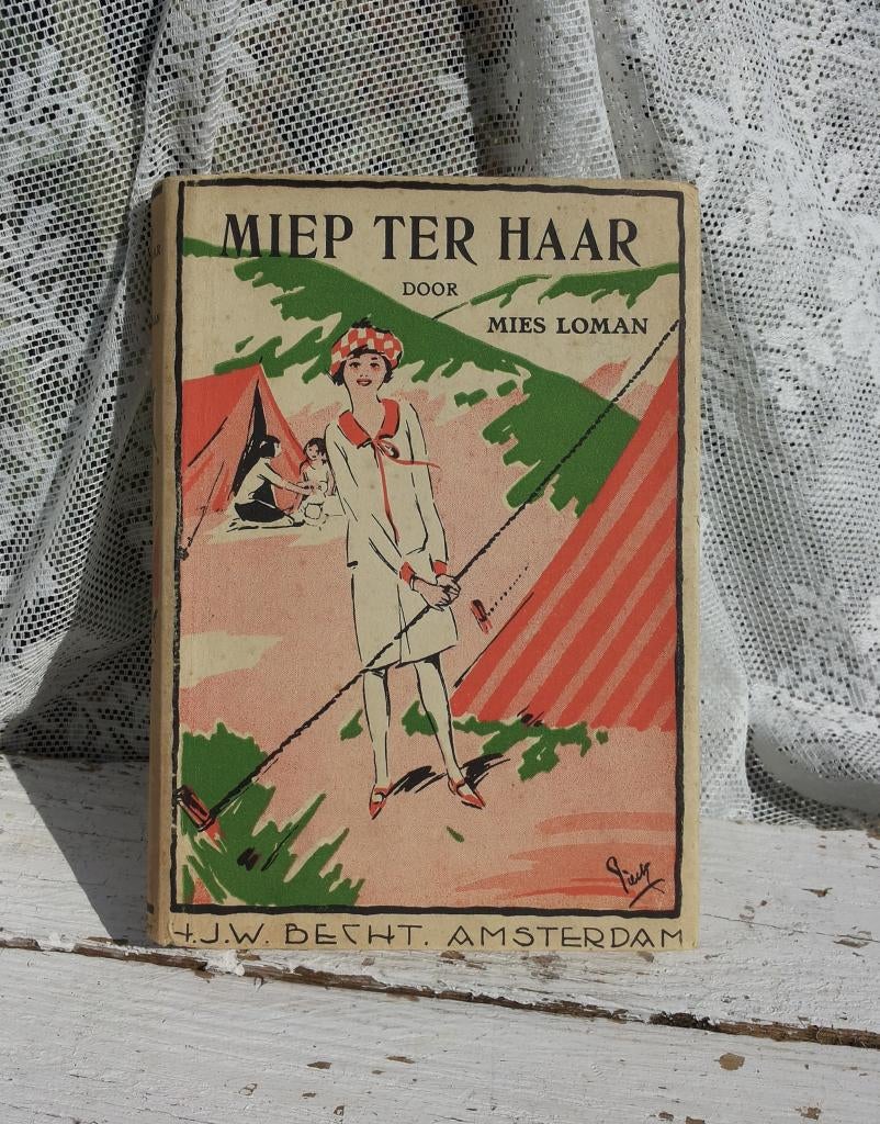 Antiek boek : Miep ter Haar door Mies Loman 1927 Jugendstil, Antiek en Kunst, Ophalen of Verzenden, Mies Loman