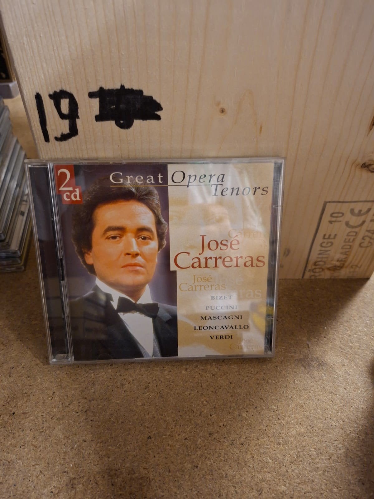 José Carreras - Great Opera Tenors (2 CD), Gebruikt, Verdi, Opera of Operette, Ophalen of Verzenden