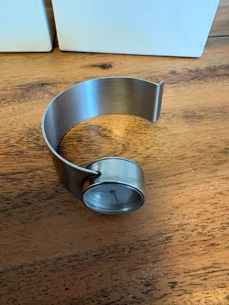 Dames horloge merk Bruno Ninaber, Sieraden, Tassen en Uiterlijk, Horloges | Dames, Overige merken, Gebruikt, Staal, Polshorloge