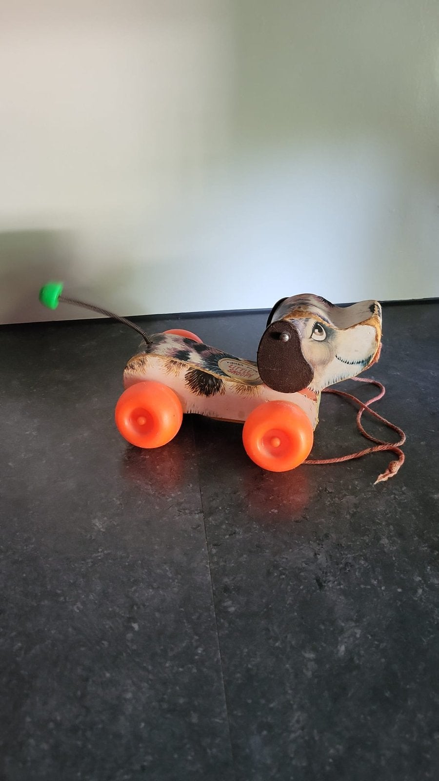 Vintage Fisher-Price Little Snoopy Trekpop Hond, Ophalen of Verzenden