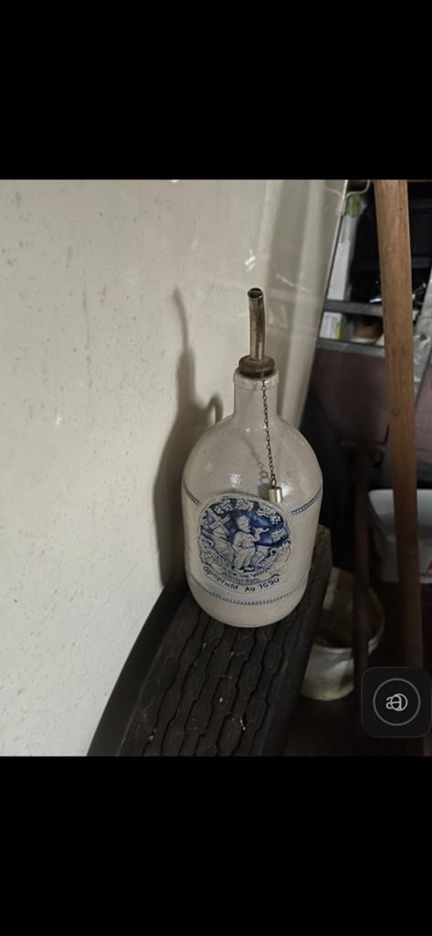 Jenever flessen van steen., Antiek en Kunst, Ophalen of Verzenden