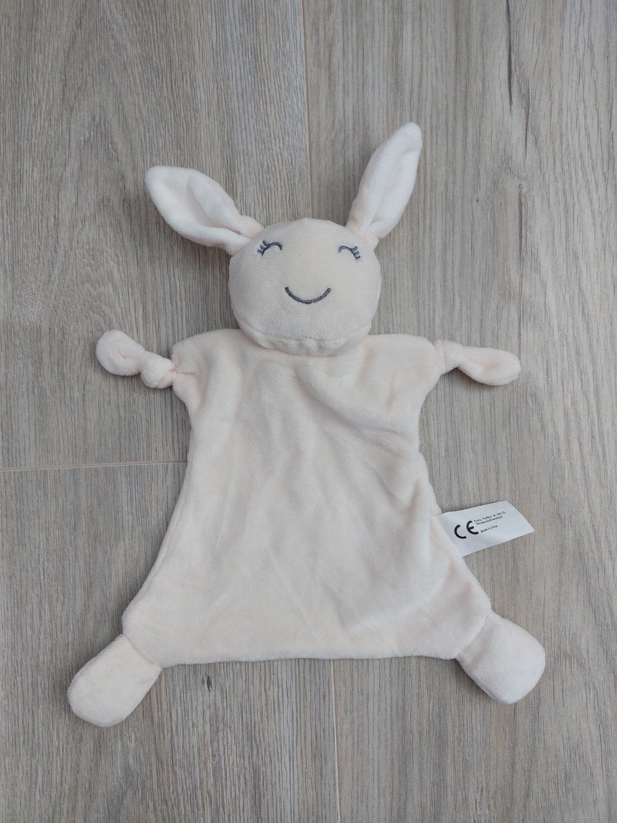 Knuffel knuffeldoekje konijn Evora bambino beige L1692, Ophalen of Verzenden, Zo goed als nieuw