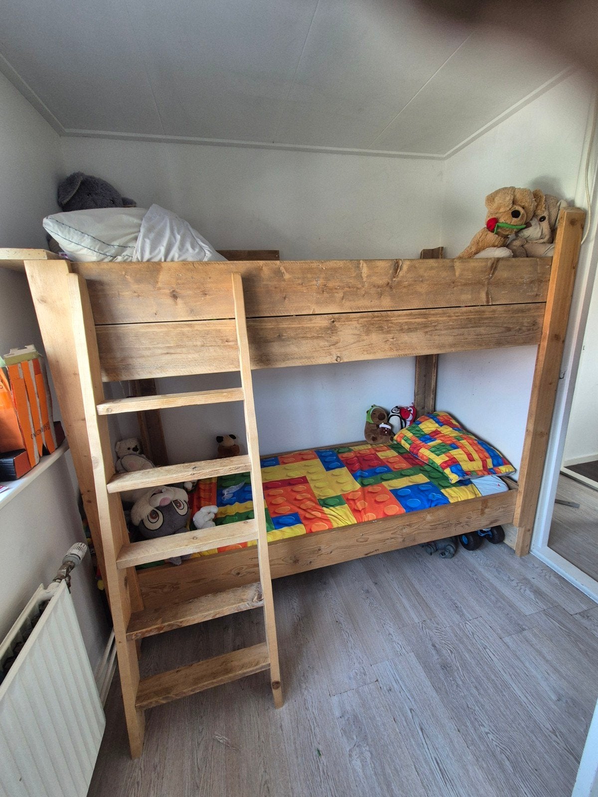 Stevig stijgerhouten stapelbed - perfect voor kinderkamer, Ophalen