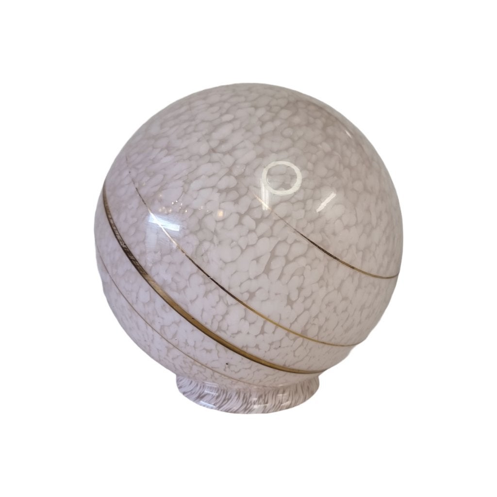 Grote vintage roze wolken lampenkap, Hanglamp, Gebruikt, Rond, Ophalen of Verzenden