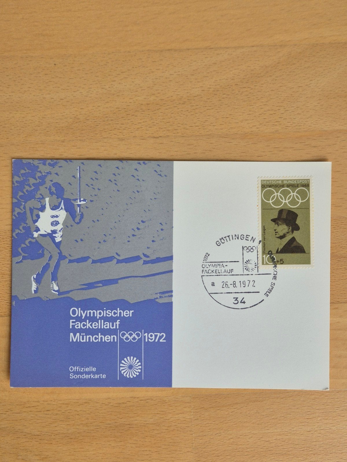 Kaart Olympische Spelen, Ophalen of Verzenden, Briefkaart