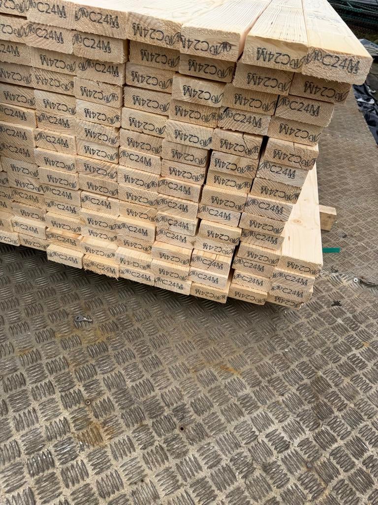 SLS Balken 38x89 mm, Doe-het-zelf en Verbouw, Hout en Planken, Ophalen, 25 tot 50 mm, Nieuw, 300 cm of meer