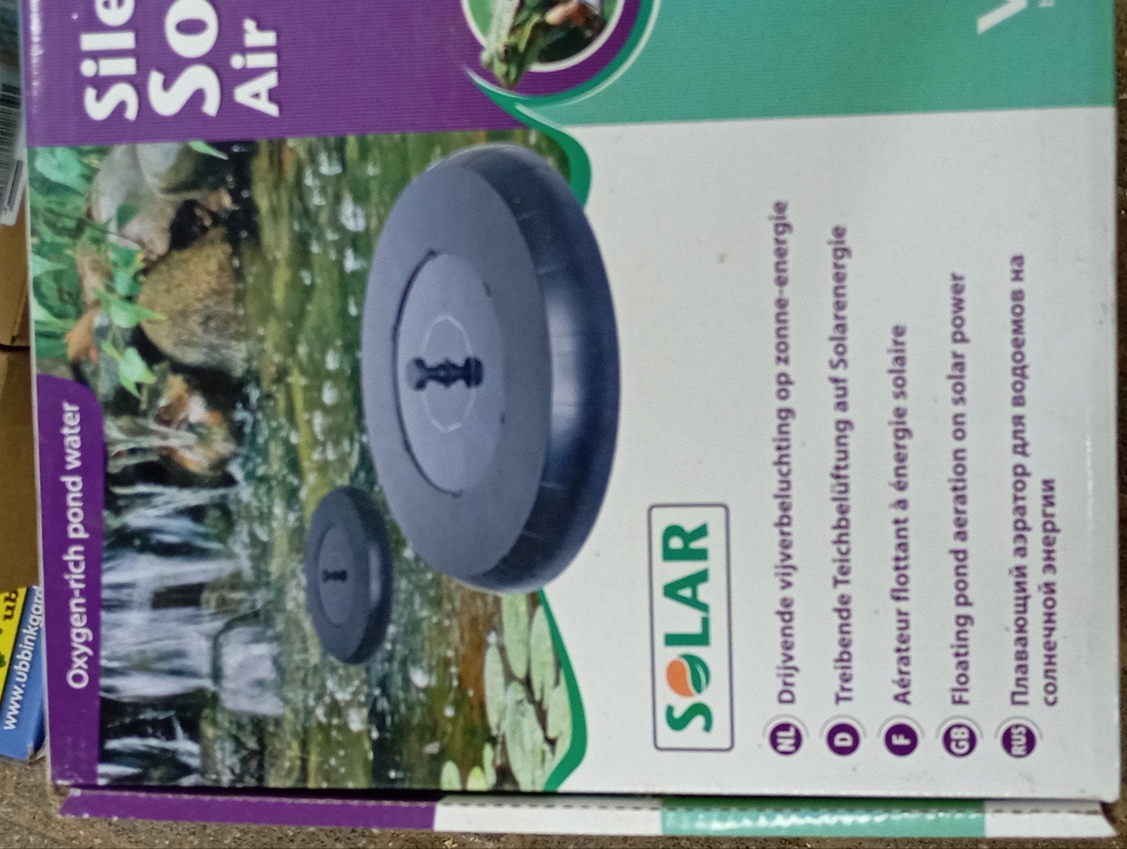 Velda Silenta Solar Air Float - Drijvende Vijverbeluchter, Ophalen of Verzenden, Nieuw