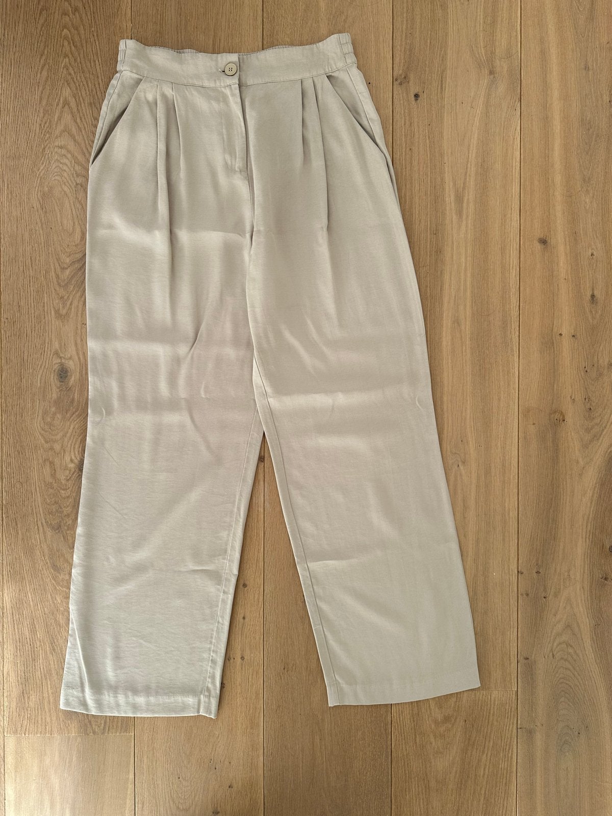 Modström beige pantalon broek maat L / 40, Maat 38/40 (M), Beige, Ophalen of Verzenden, Zo goed als nieuw