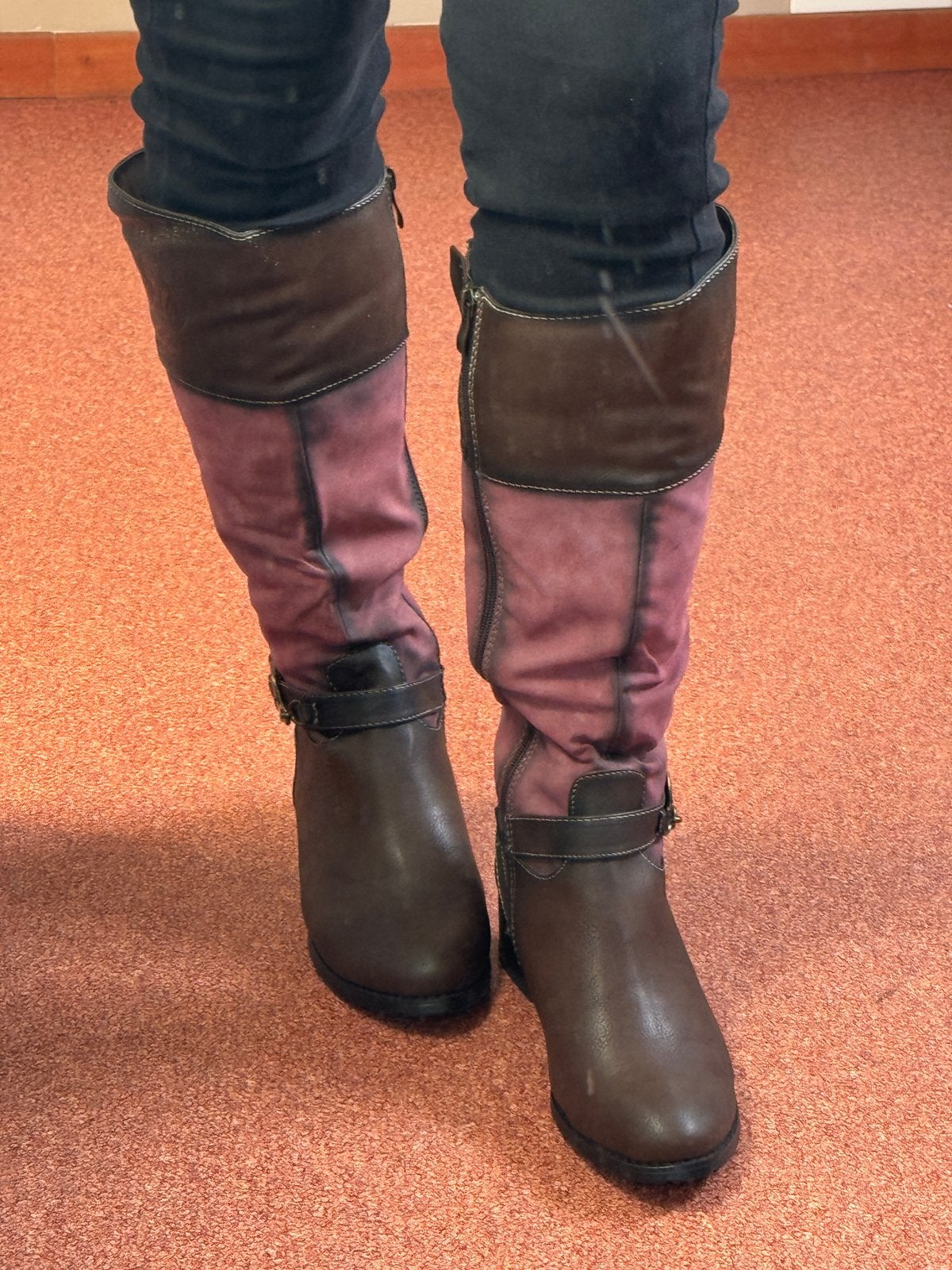 Nieuwe Dames Boots Bruin Roze Maat 38, Ophalen of Verzenden, Nieuw, Bruin, Hoge laarzen