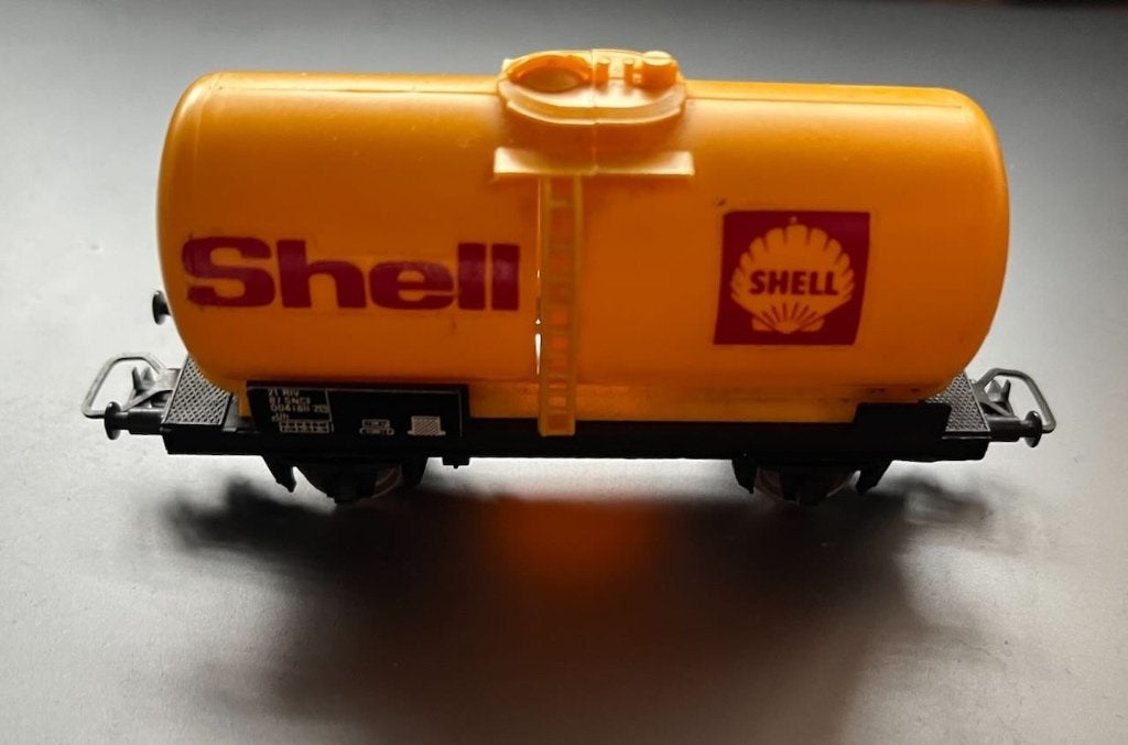 SHELL treinwagon (oud logo)., Ophalen of Verzenden, Gebruikt, Gelijkstroom, Overige merken