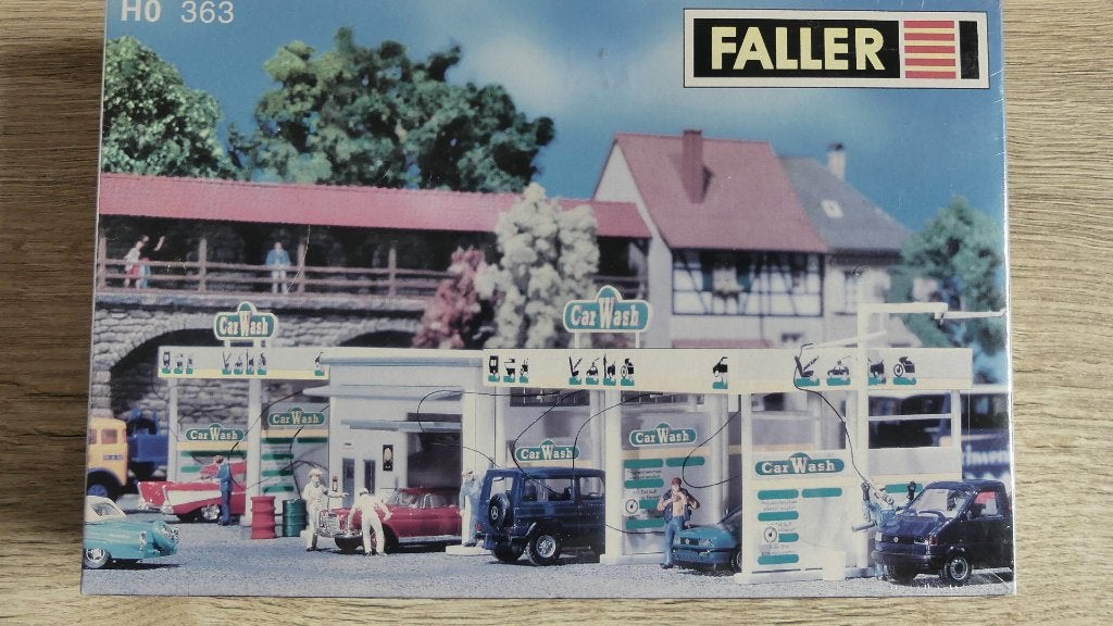 Faller H0 NIEUW bouwdoos Car Wash ovp 363, Overige merken, Brug, Tunnel of Gebouw, Nieuw, Ophalen of Verzenden