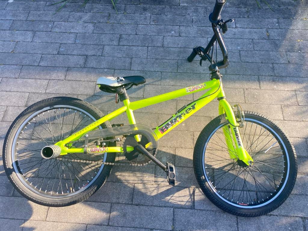 Burner Freestyler BMX Fiets - Neon Geel, Ophalen, Gebruikt, Staal, Velgrem