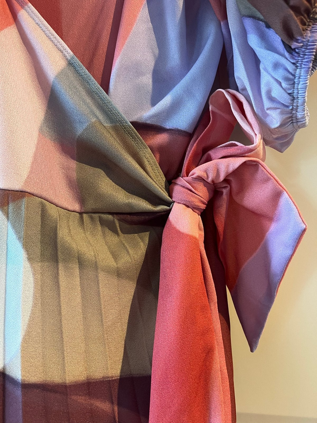 Gala/Gelegenheidsjurk Maat 52 XXXXL met extra knoopje, Meerkleurig, Maat 46/48 (XL) of groter, Ophalen of Verzenden, Zo goed als nieuw