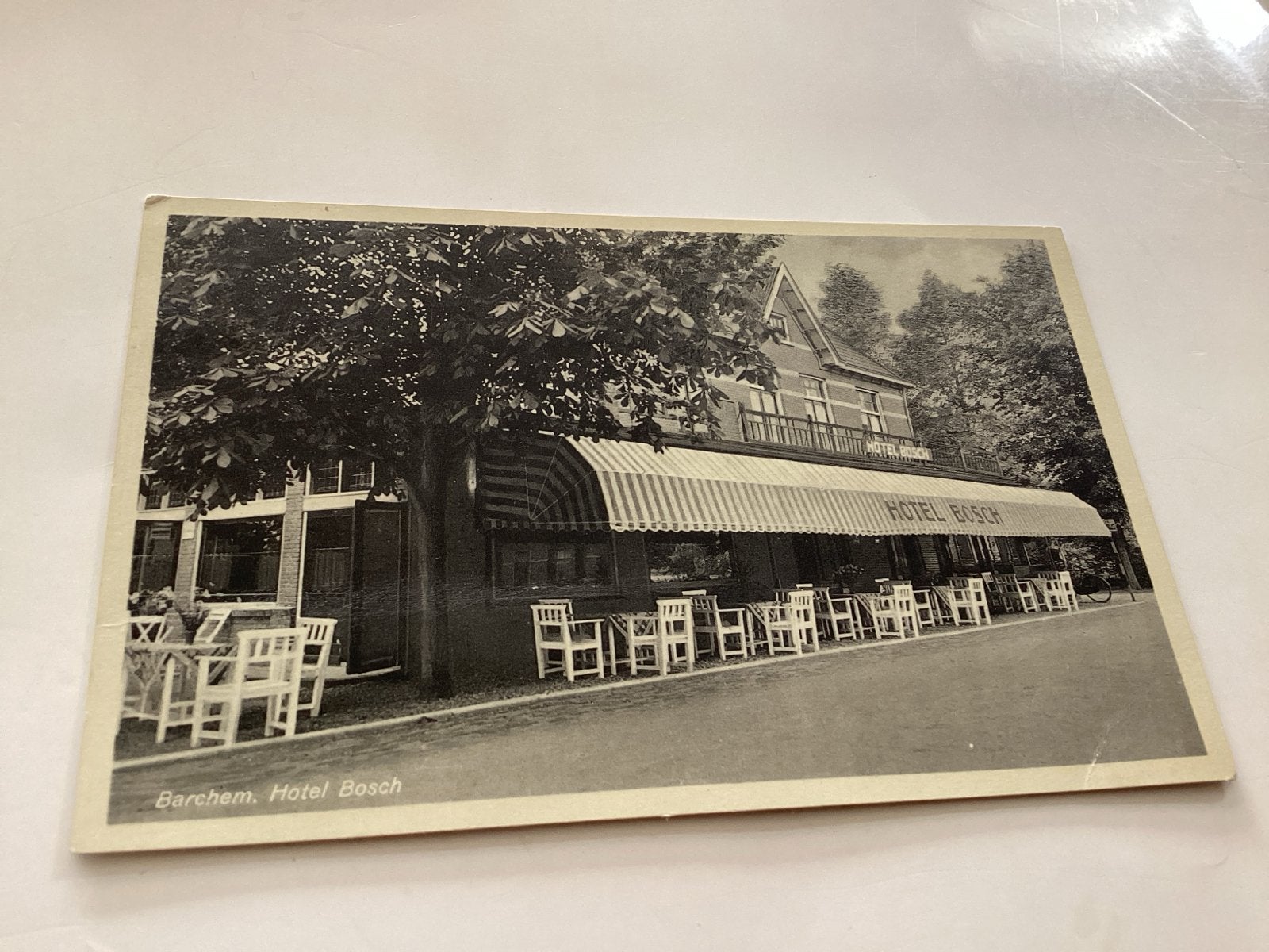 Oude ansichtkaart Barchem Hotel Bosch Gelderland, Verzamelen, Ophalen of Verzenden, 1920 tot 1940, Ongelopen, Gelderland