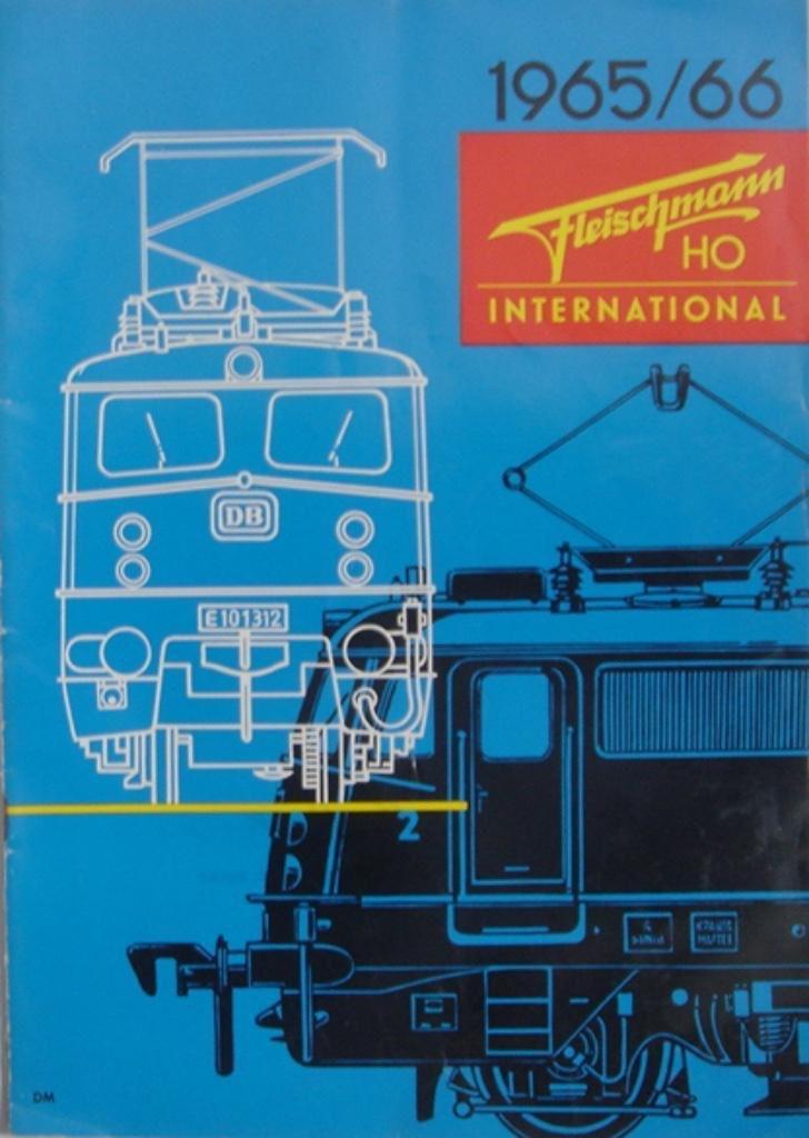 Fleischmann catalogus 1965-1966 D, Gelijkstroom, Fleischmann, Zo goed als nieuw, Analoog
