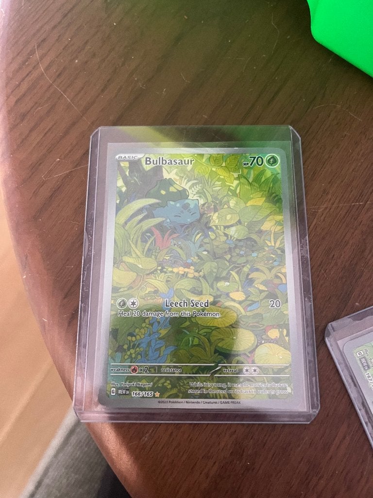 Pokémon - Bulbasaur 166/165, Ophalen of Verzenden, Nieuw, Speelkaart(en)