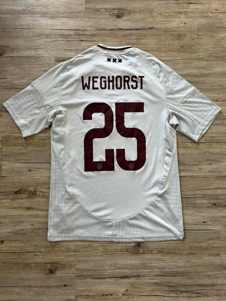 Origineel AFC Ajax 3e Shirt 24/25 Weghorst #25 - Maat M, Sport en Fitness, Voetbal, Maat M, Ophalen of Verzenden, Zo goed als nieuw