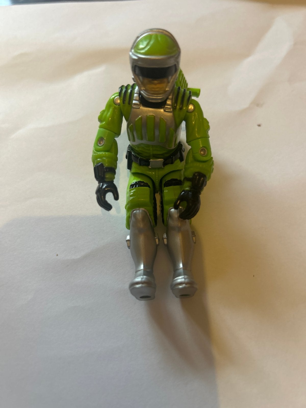 Vintage G.I. Joe Actionfiguur - Groen Ruimtepak, Kinderen en Baby's, Ophalen of Verzenden, Zo goed als nieuw