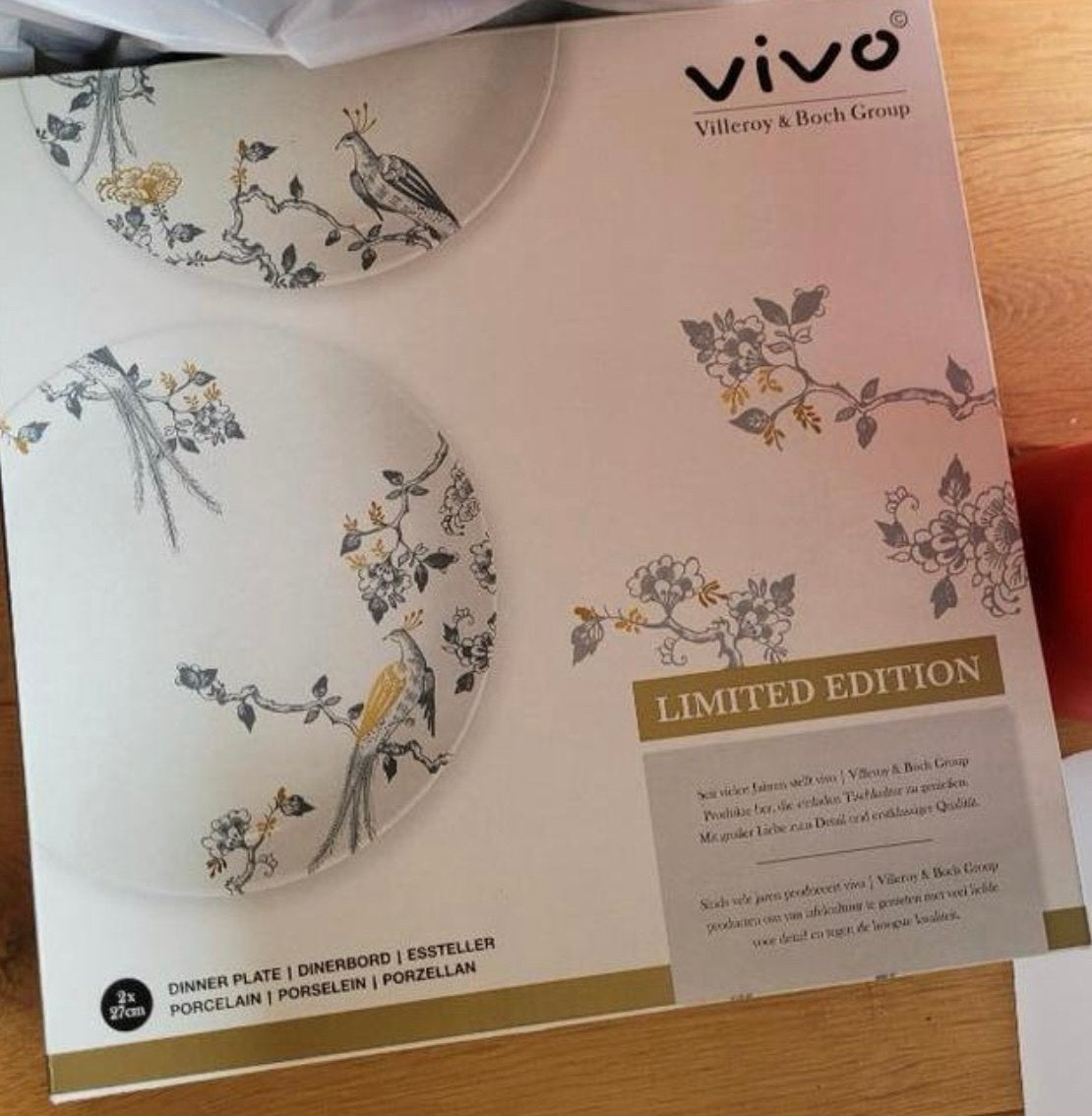 Vivo Villeroy & Boch Limited Edition Dinerborden (2x 27cm), Huis en Inrichting, Keuken | Servies, Villeroy & Boch, Nieuw, Ophalen of Verzenden