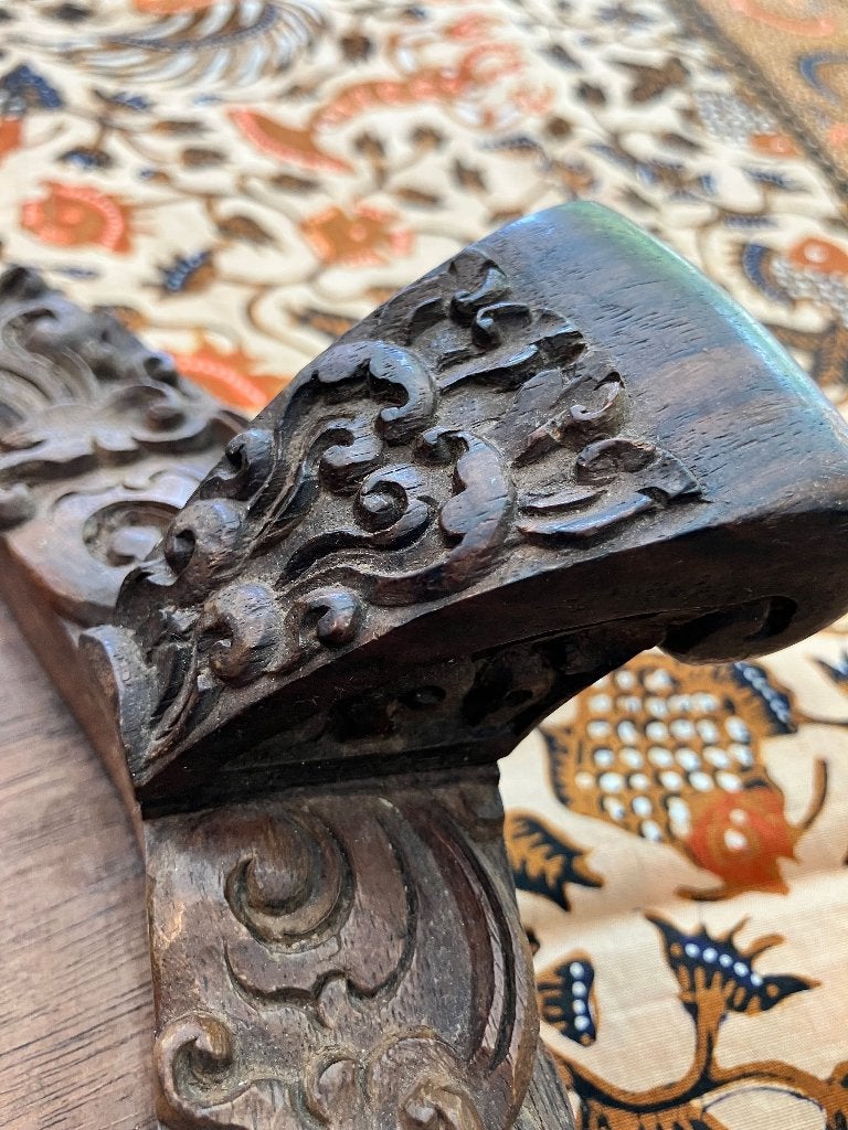 Dienblad djatihout uit Nedederlans Indië, Ophalen of Verzenden