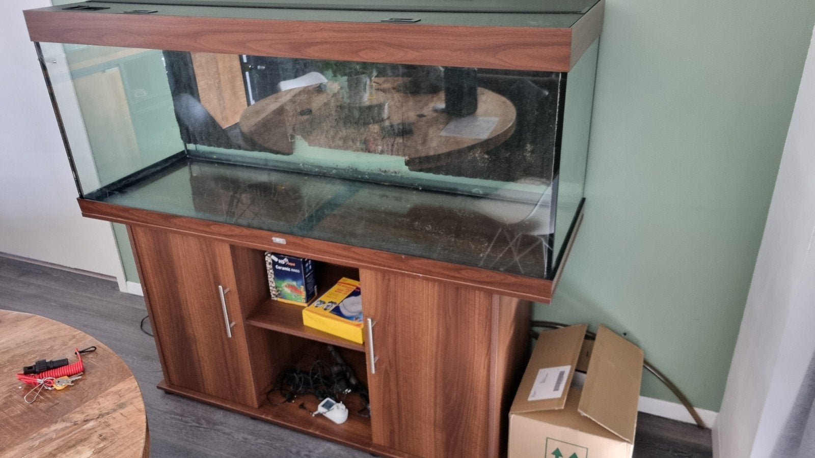 Juwel Rio 450L met meubel, Dieren en Toebehoren, Ophalen of Verzenden, Gebruikt, Leeg aquarium