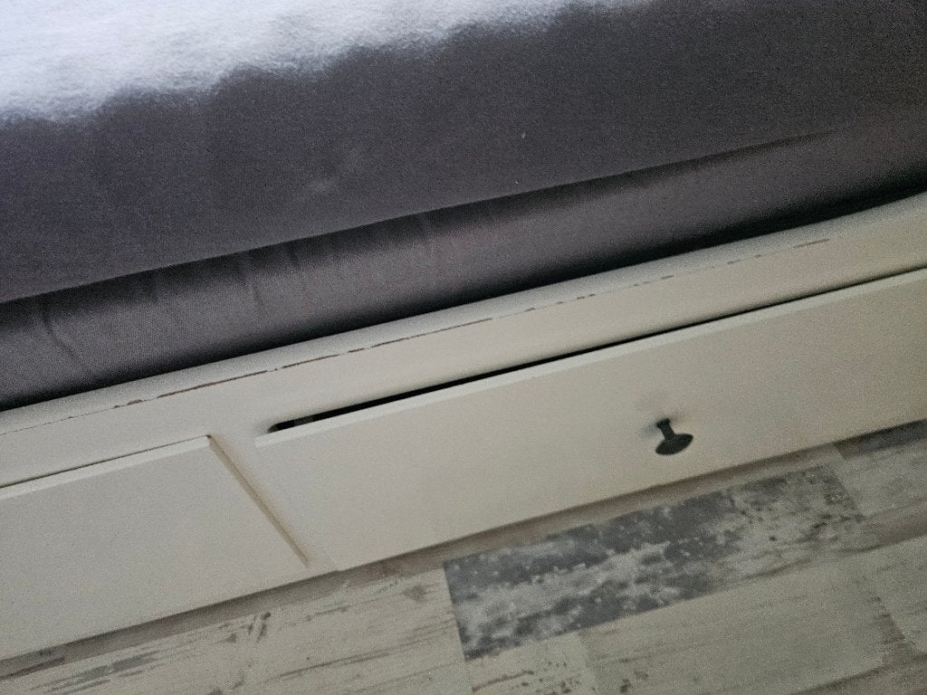 IKEA Hemnes bedbank, Ophalen, Gebruikt, Wit, Tweepersoons