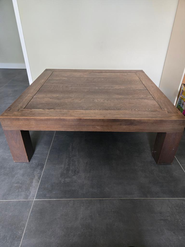 Salontafel, Ophalen, Vierkant, Minder dan 50 cm, Overige houtsoorten