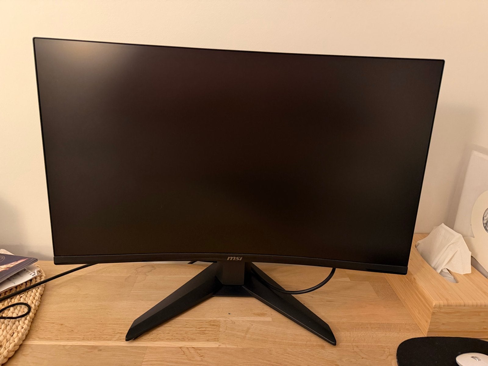 MSI MAG 27C6F 27" FHD Curved Gaming Monitor, Computers en Software, HDMI, Curved, VA, Nieuw
