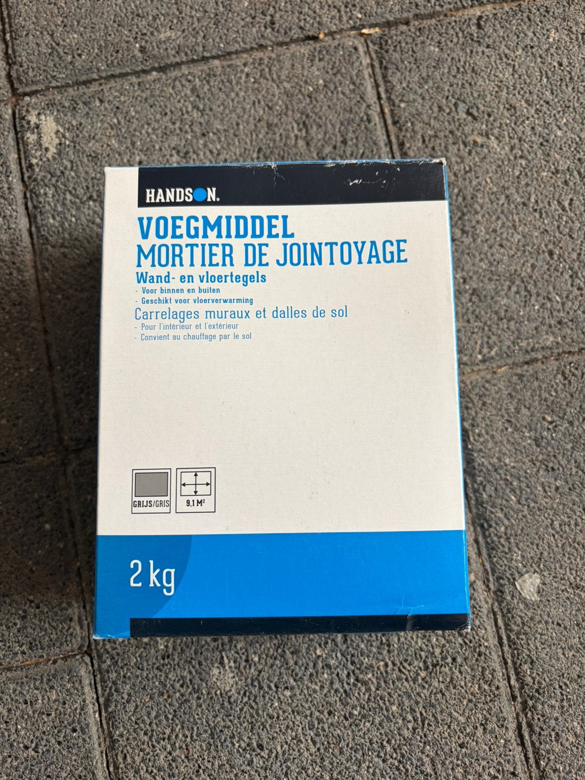Voegmortel grijs, Doe-het-zelf en Verbouw, Tegels, Ophalen, 60 cm of meer, Keramiek, Nieuw